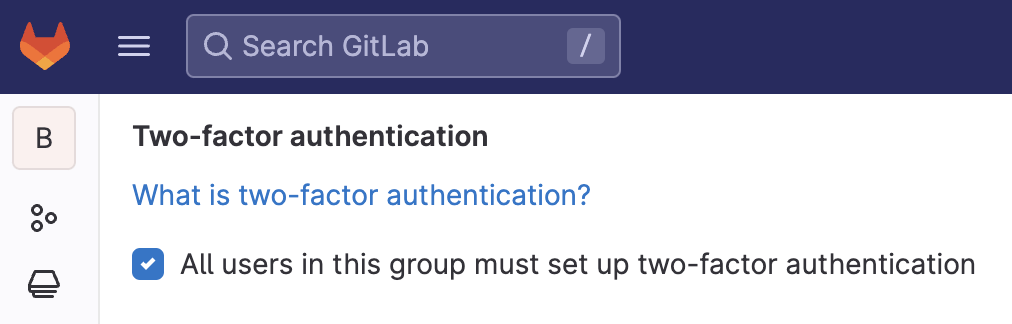 Secure Gitlab group Configuration